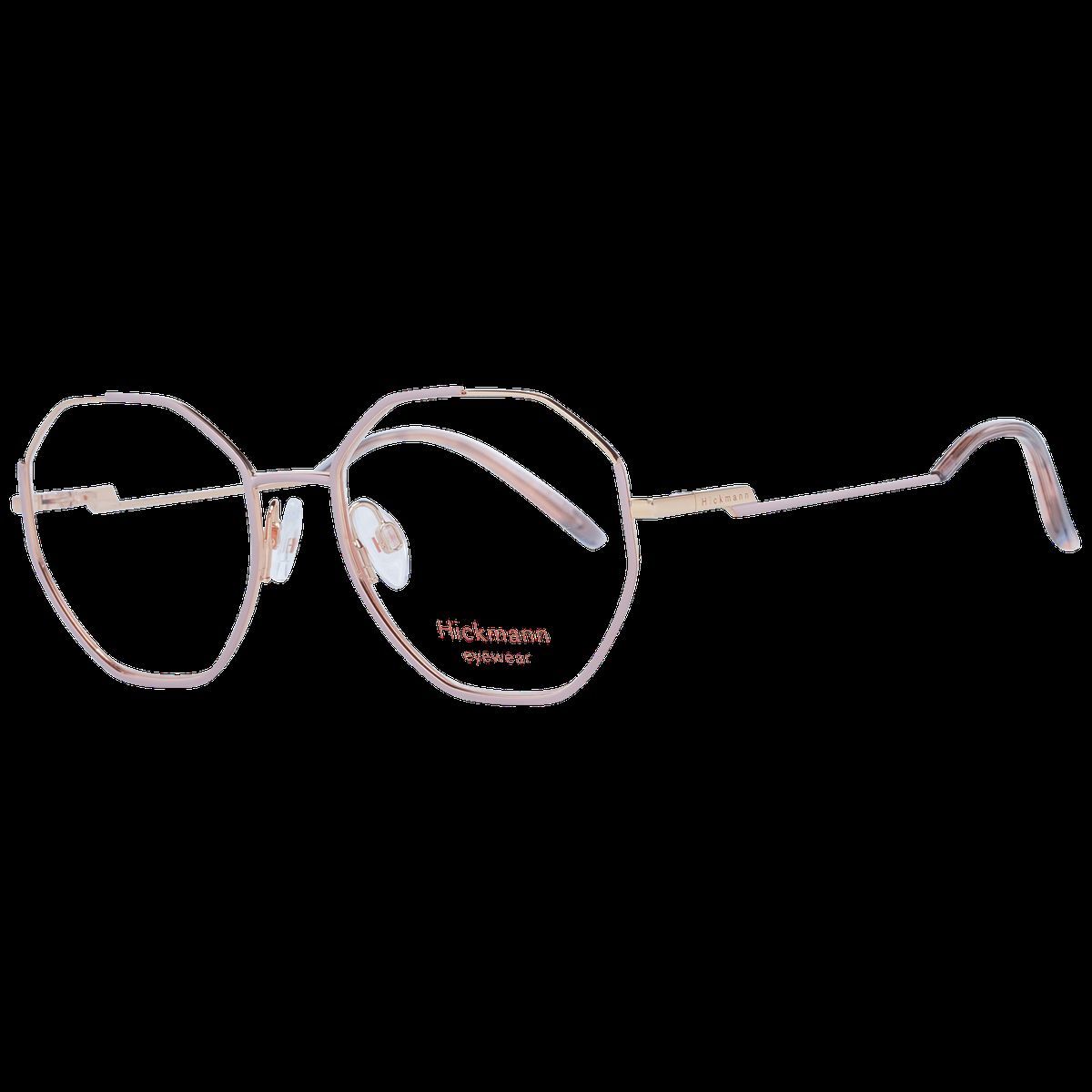 Geometrische Roségoldene Metallrahmen Brille