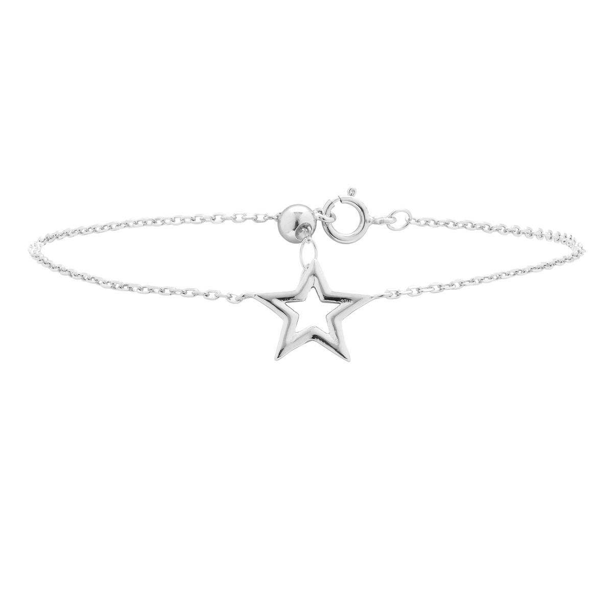 Minimalistisches Sternarmband aus Sterlingsilber