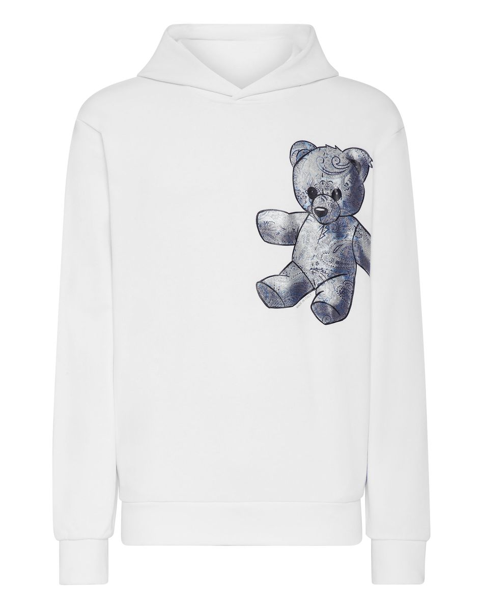 Hoodie mit Paisley-Teddybär-Grafik