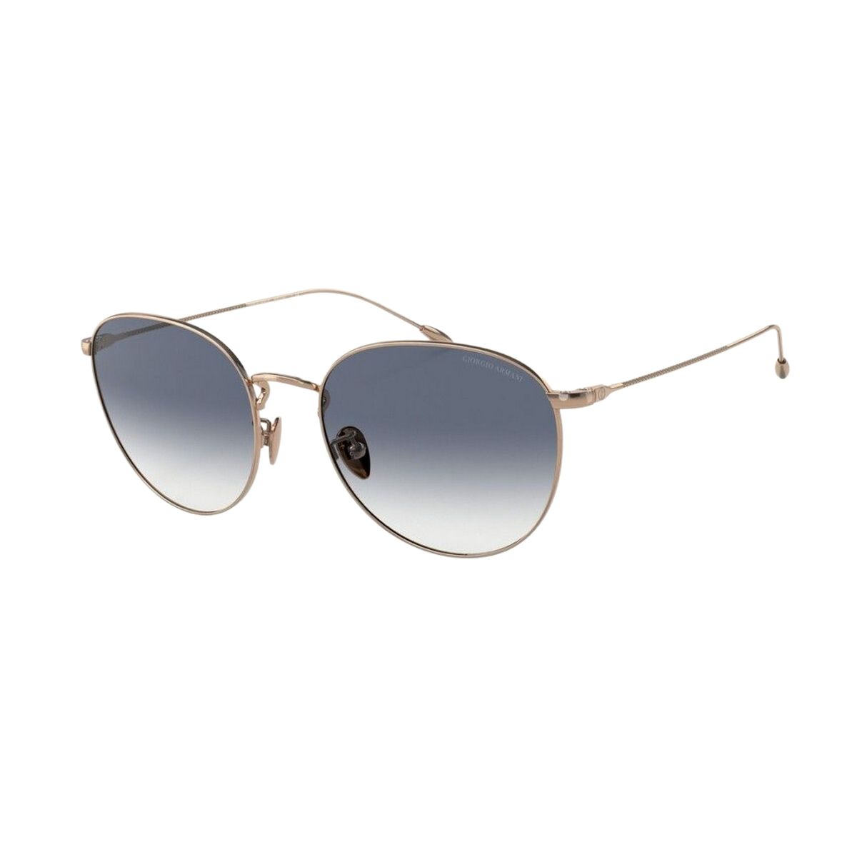 Elegante Runde Sonnenbrille aus Metall
