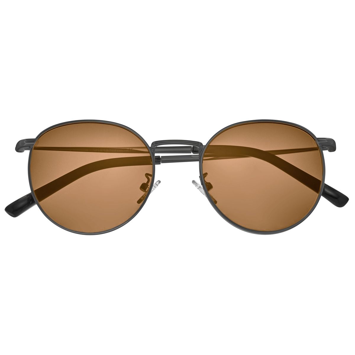 Runde polarisierte Metall-Sonnenbrille