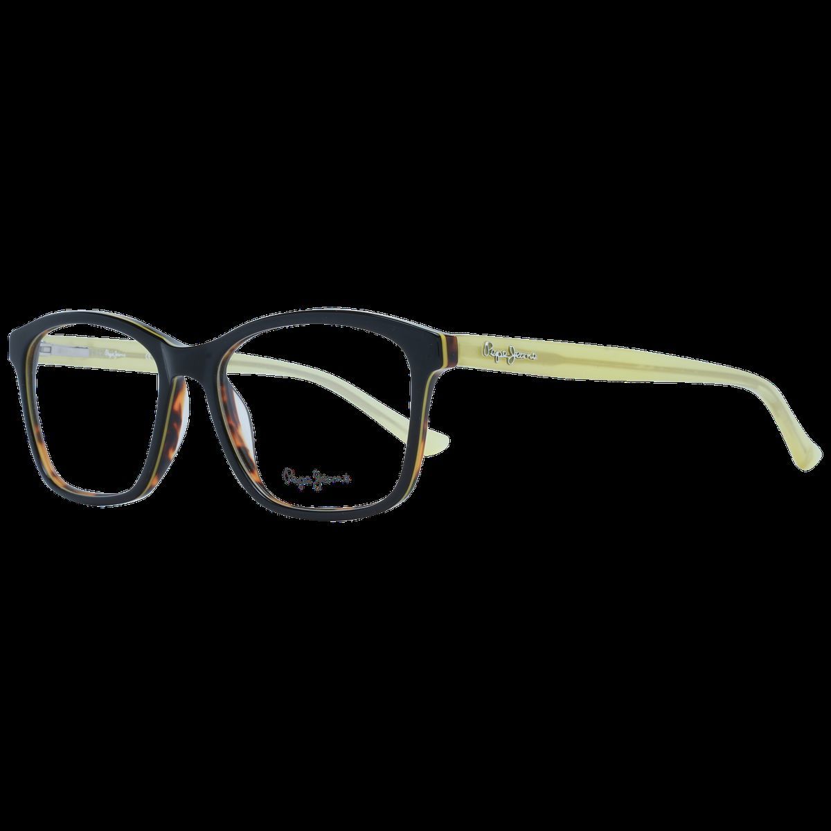 Trapezförmige Brille in Schwarz/Tortoise