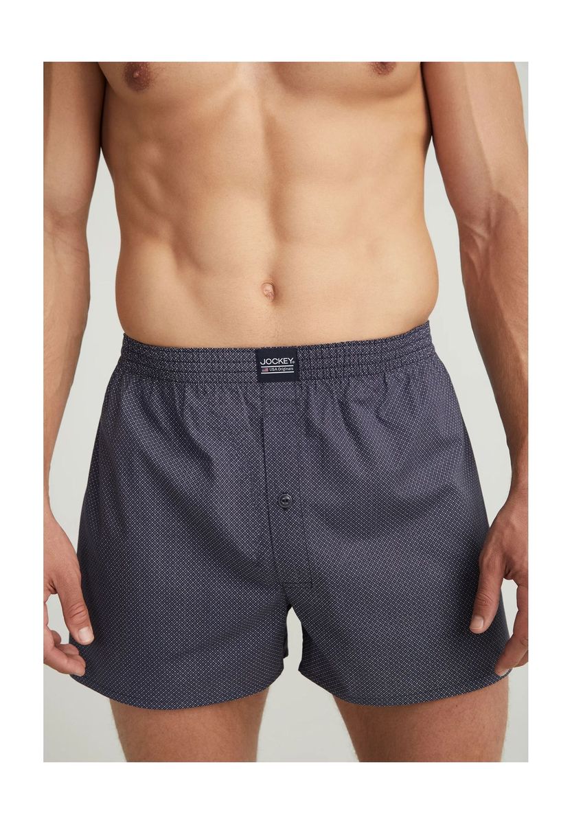 Locker geschnittene Boxershorts aus Baumwollgewebe