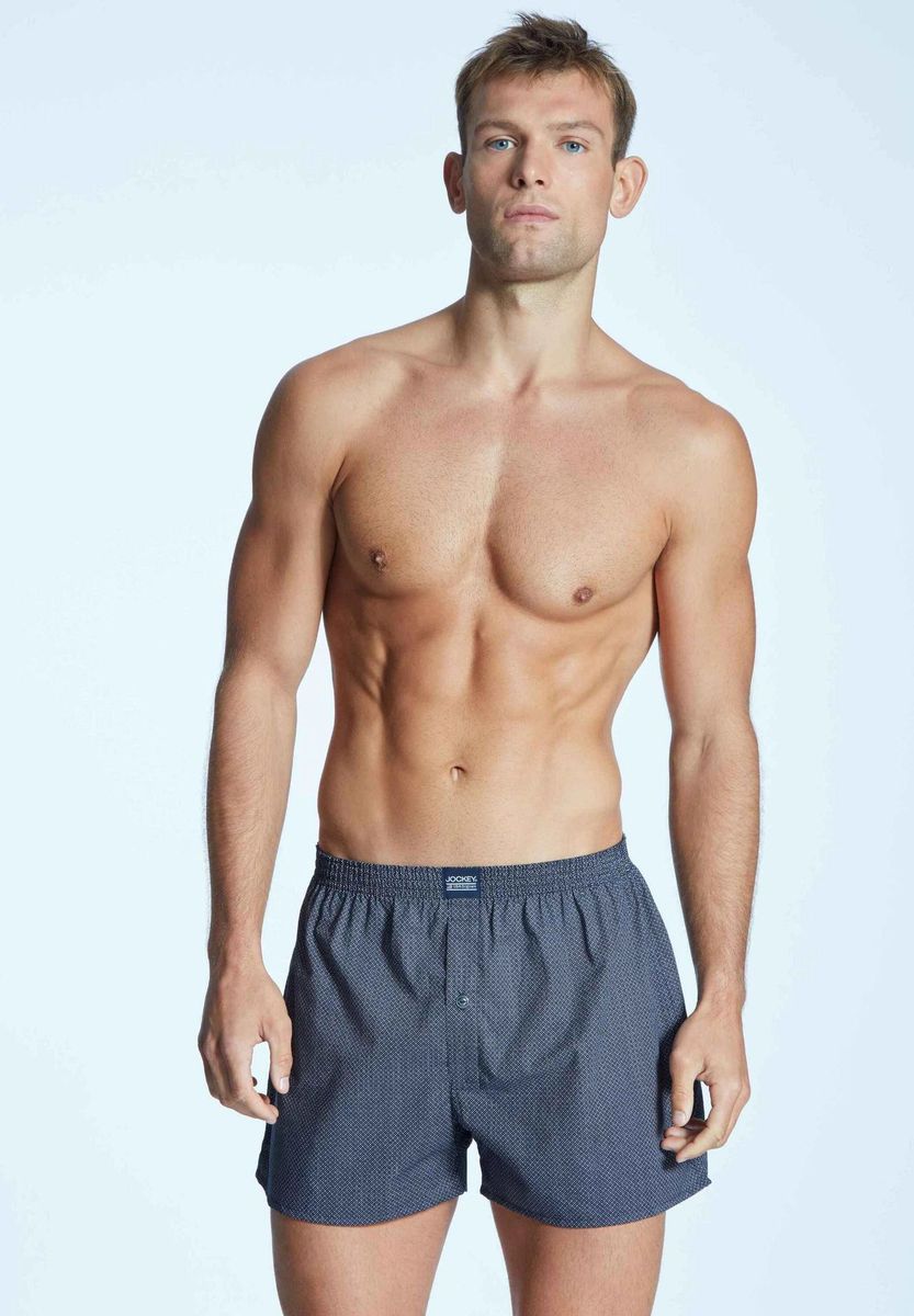 Locker geschnittene Boxershorts aus Baumwollgewebe