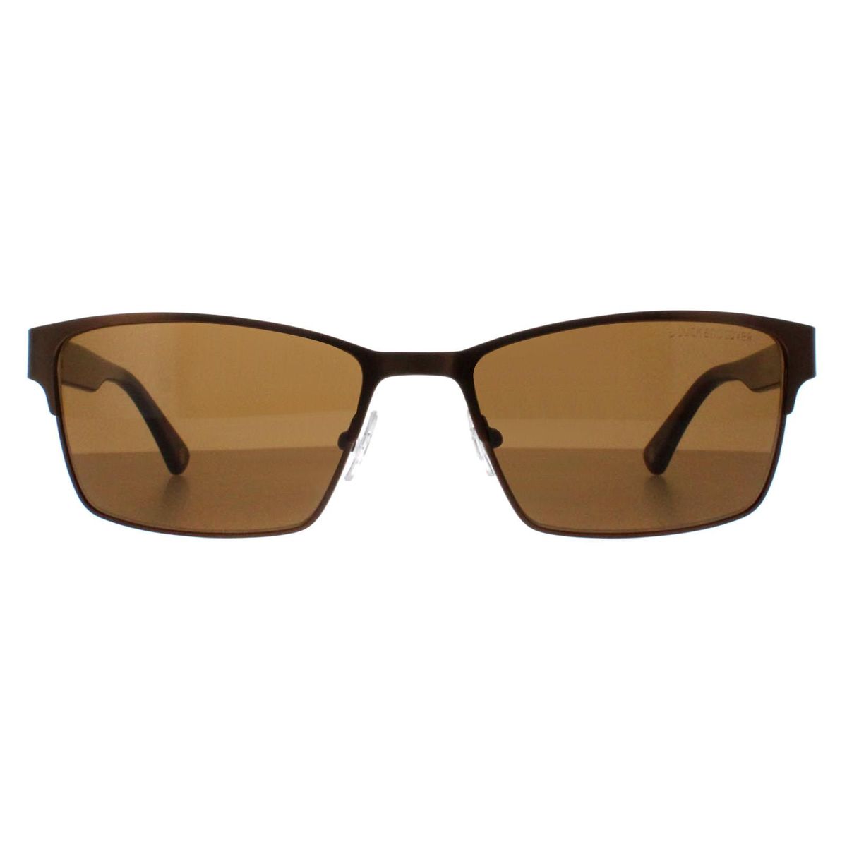 Rechteckige Sonnenbrille mit Metallrahmen