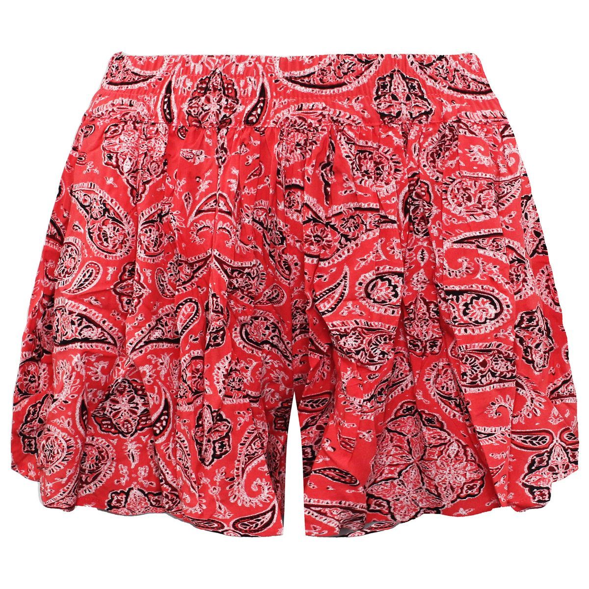 Shorts mit Paisley-Muster und Stretchbund