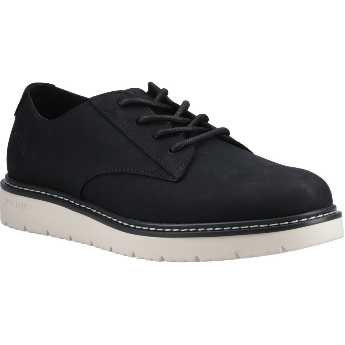 Klassische schwarze Oxford-Schnürschuhe