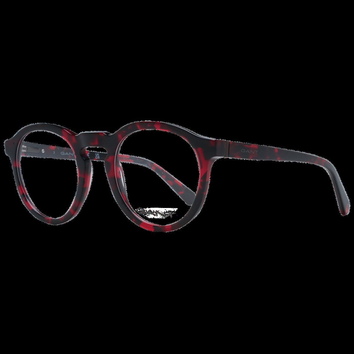 Runde Brille mit Schildpattmuster