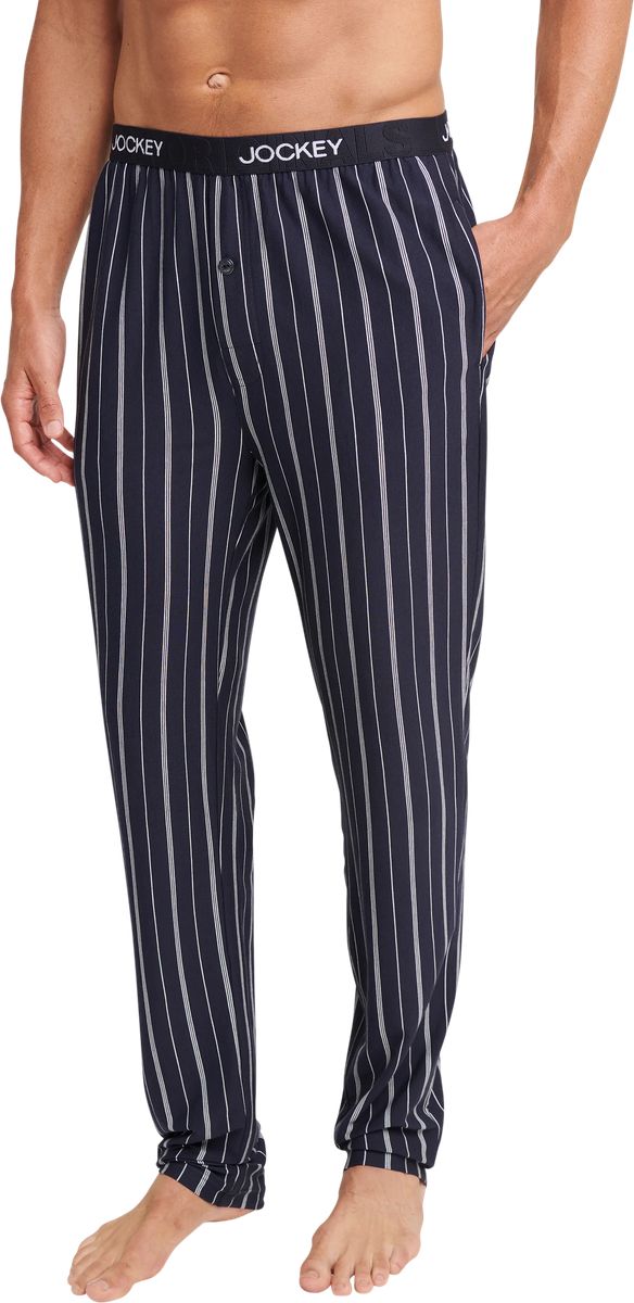 Loungehose mit vertikalen Streifen
