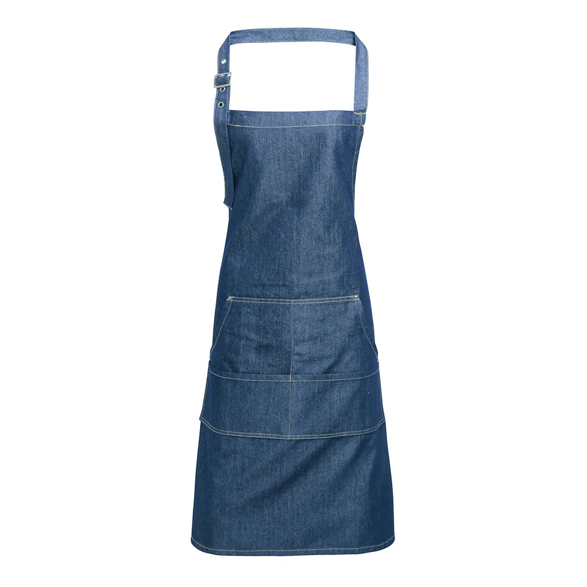 Unisex Denim Schürze mit Taschen