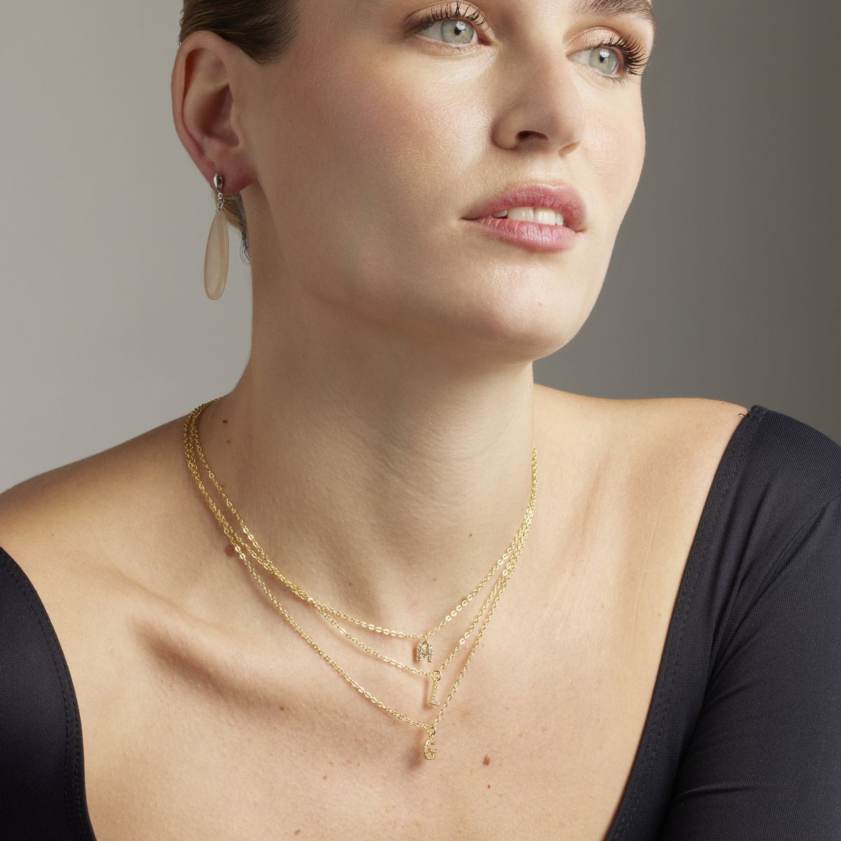 Elegante Tropfenohrringe mit Achat