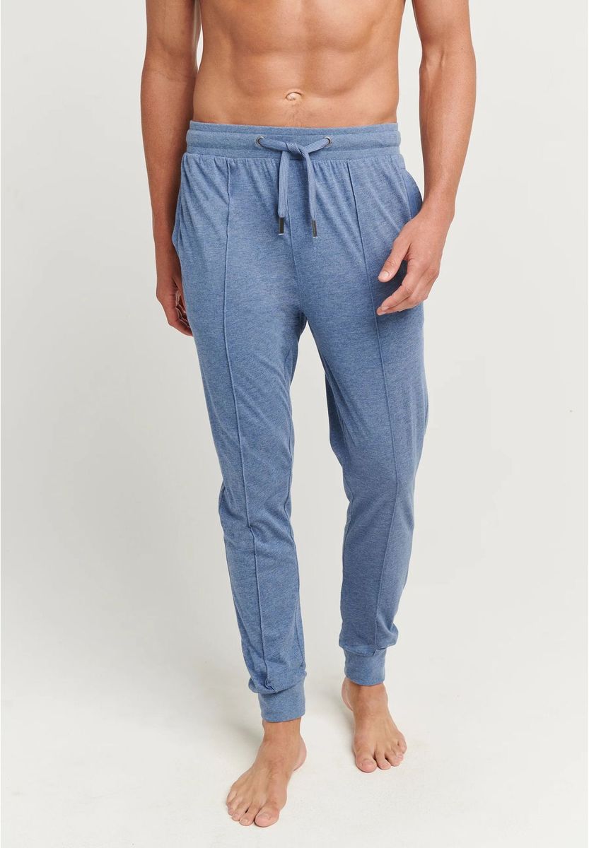 Herren Strick-Loungewear-Hose mit Kordelzug