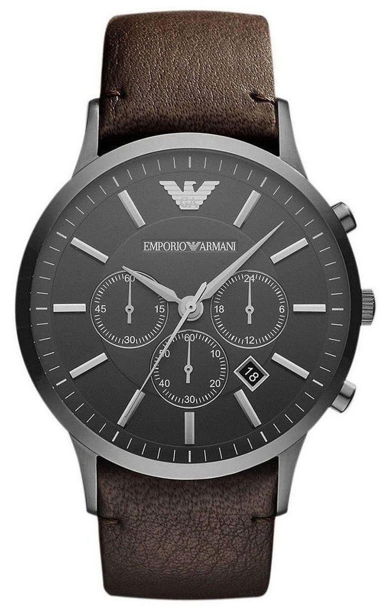 Herren-Chronograph-Uhr aus Edelstahl