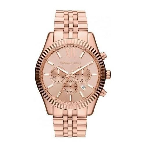Roségoldener Chronograph Uhr