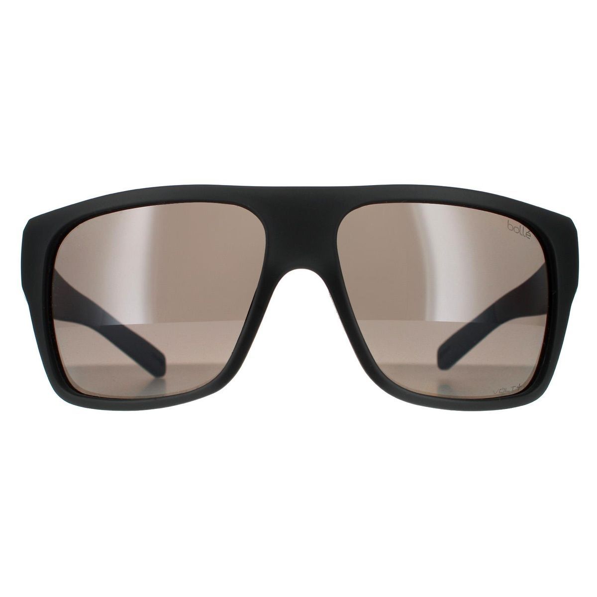 Matte Schwarze Quadratische Sonnenbrille