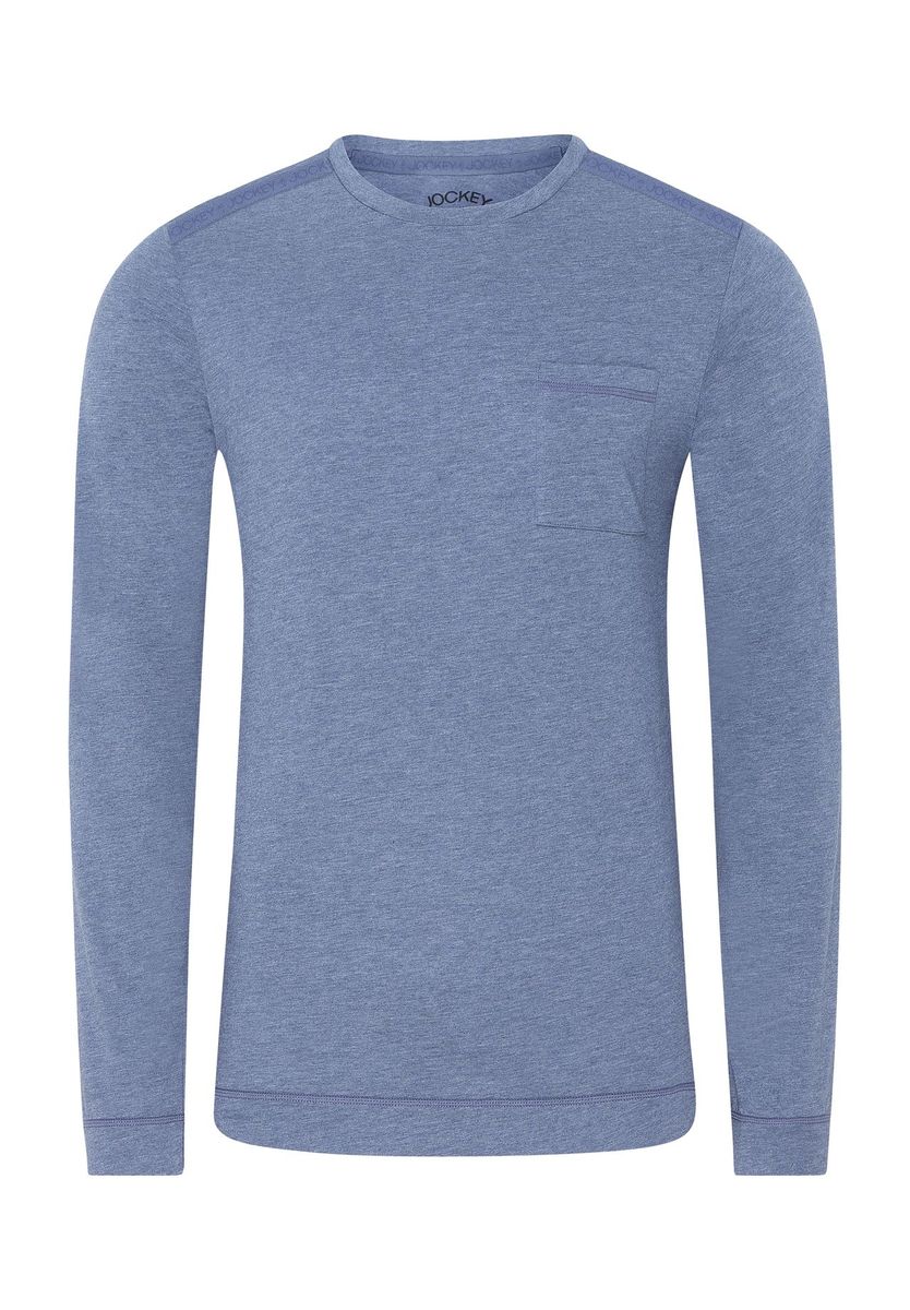 Herren Langarm Basic T-Shirt