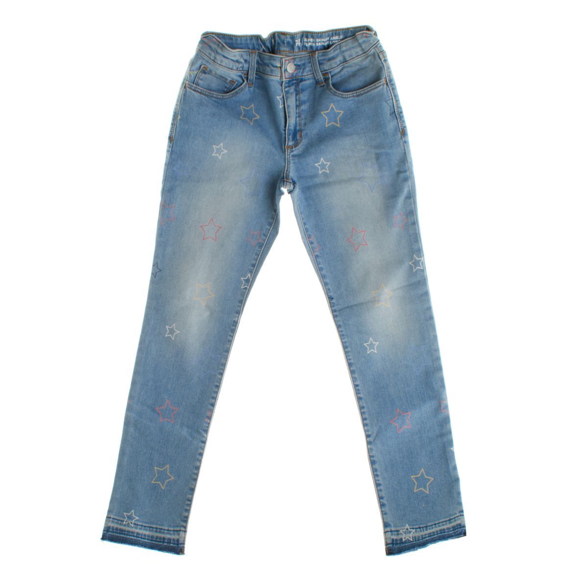 Bedruckte Super Skinny Jeans