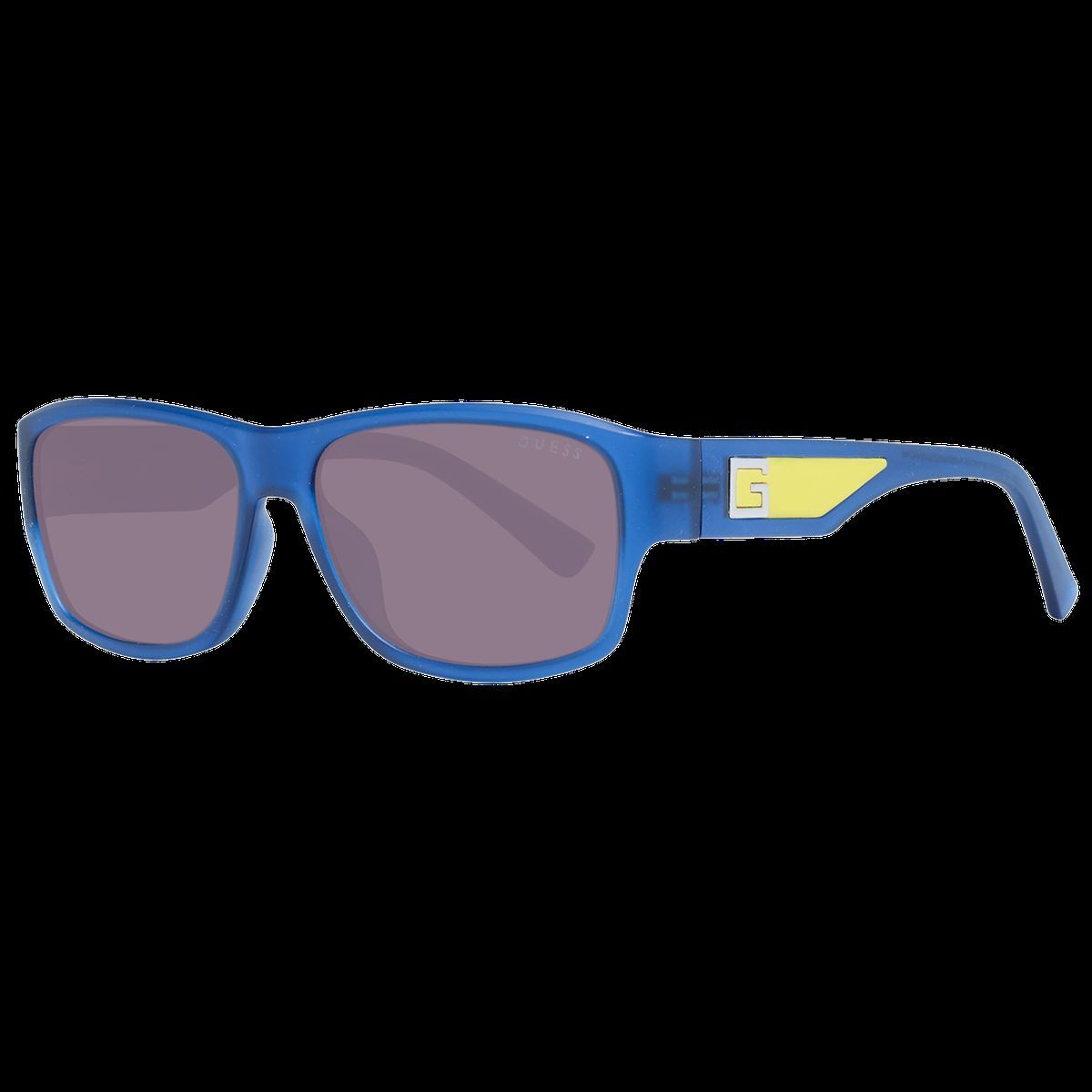 Rechteckige Unisex-Sonnenbrille mit Logo-Akzent