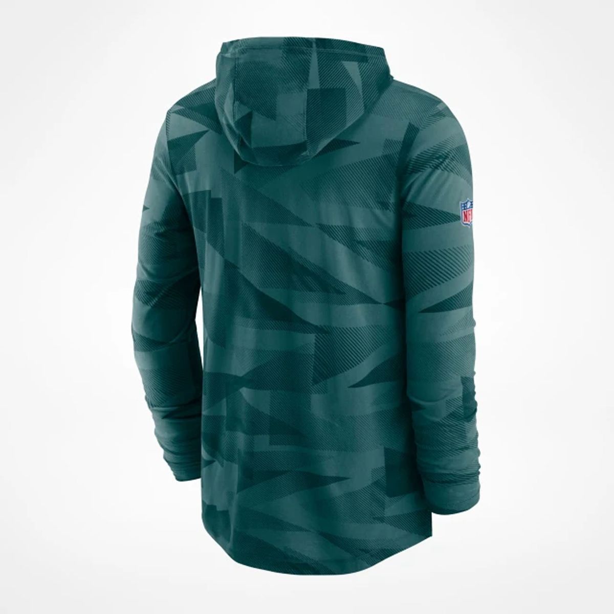 Performance-Kapuzenpullover mit geometrischem Muster
