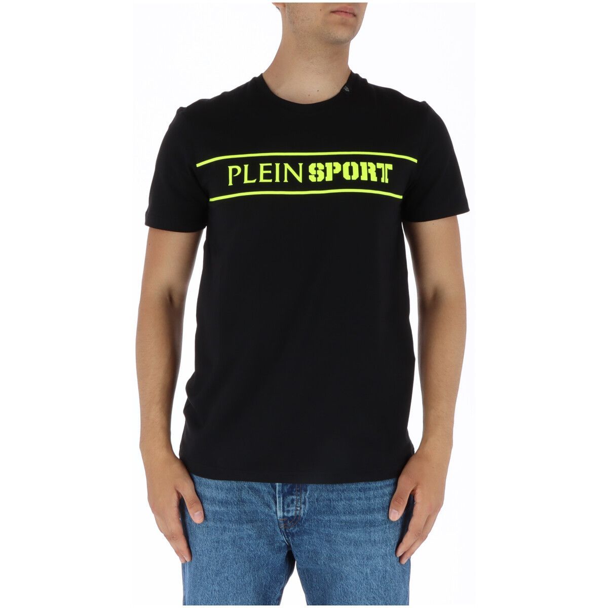 Plein Sport Logo Baumwoll-T-Shirt