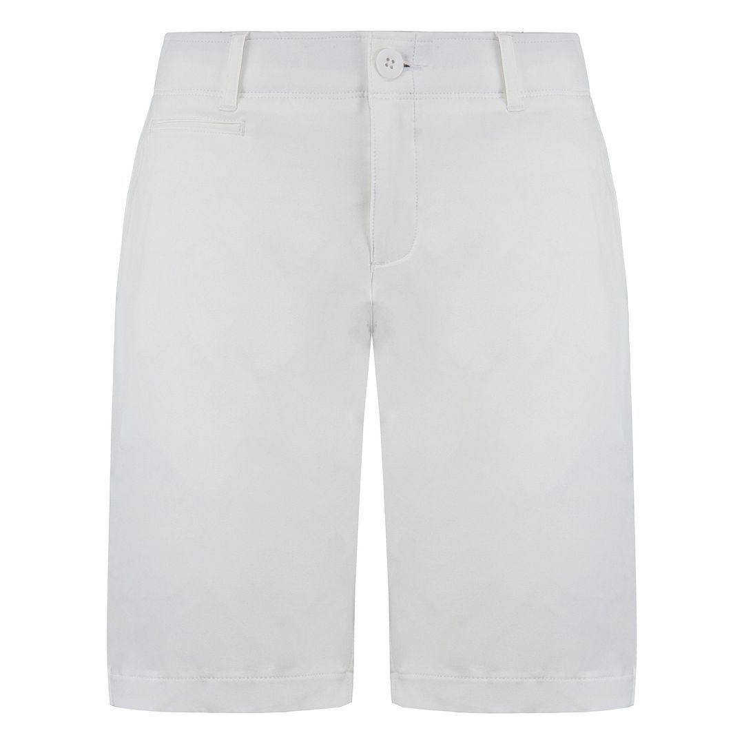 Under Armor Golf 9 "Frauen weiße Shorts ausgestattet