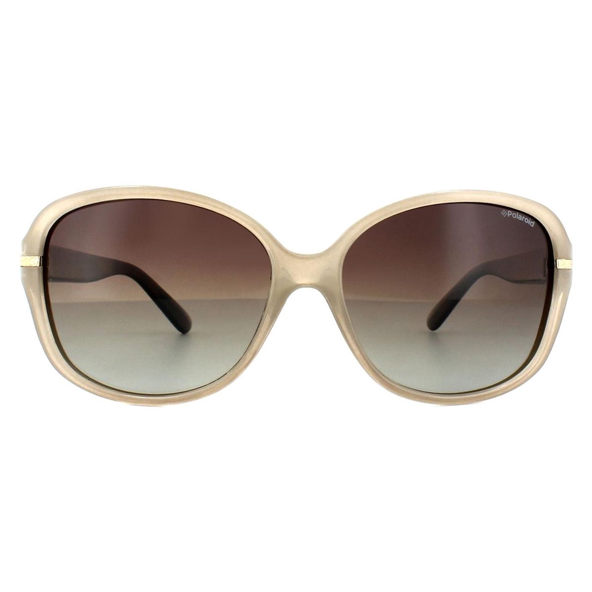 Damen Butterfly Sonnenbrille braun Verlaufgläser