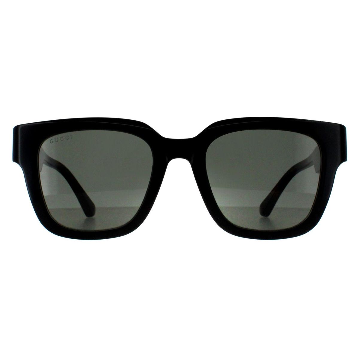 Quadratische Sonnenbrille Schwarz Havanna