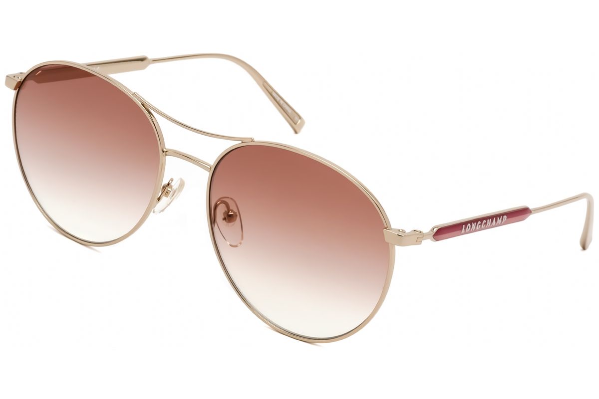 Longchamp Sonnenbrille Rose Gold / Gradient Rot