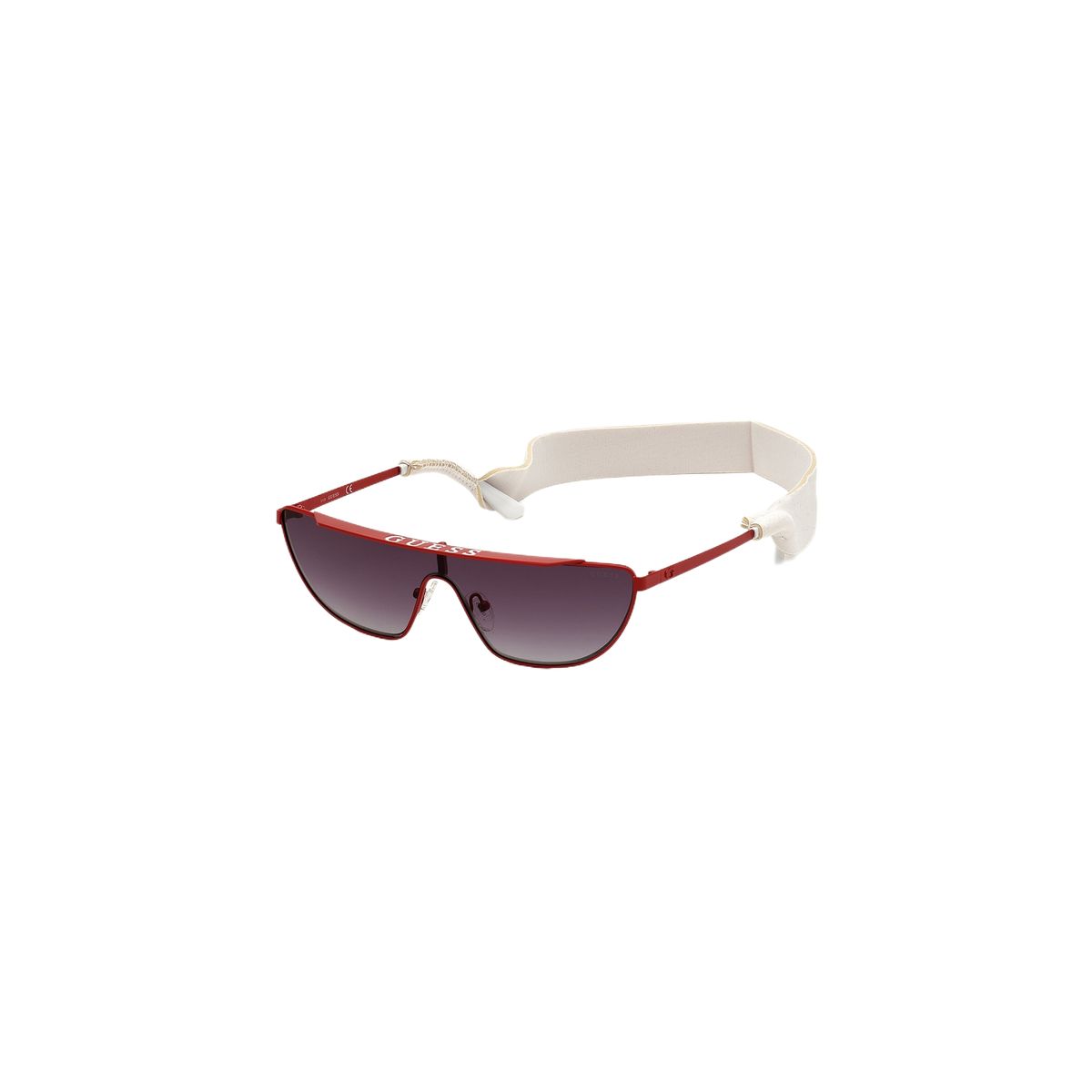 Schlanke Shield Sonnenbrille mit Kopfband