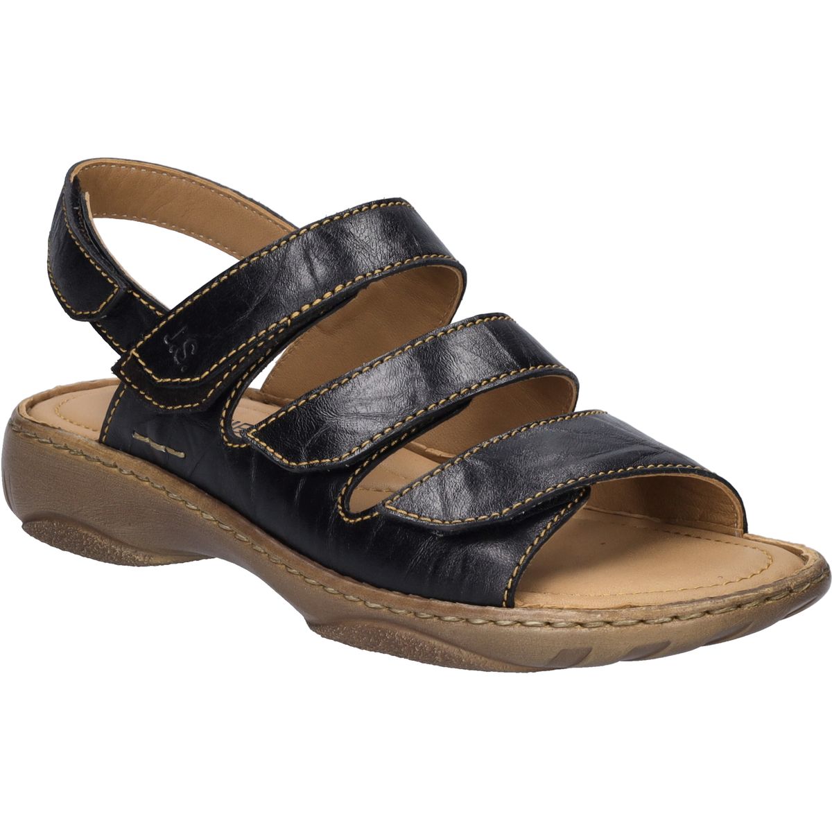 Damen Ledersandale mit verstellbaren Riemen