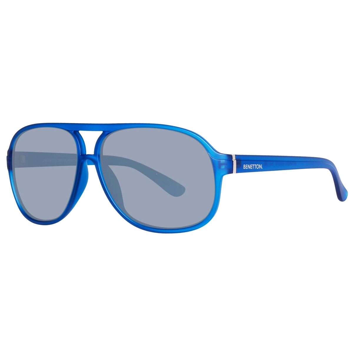 Blaue Pilotenbrille aus Kunststoff