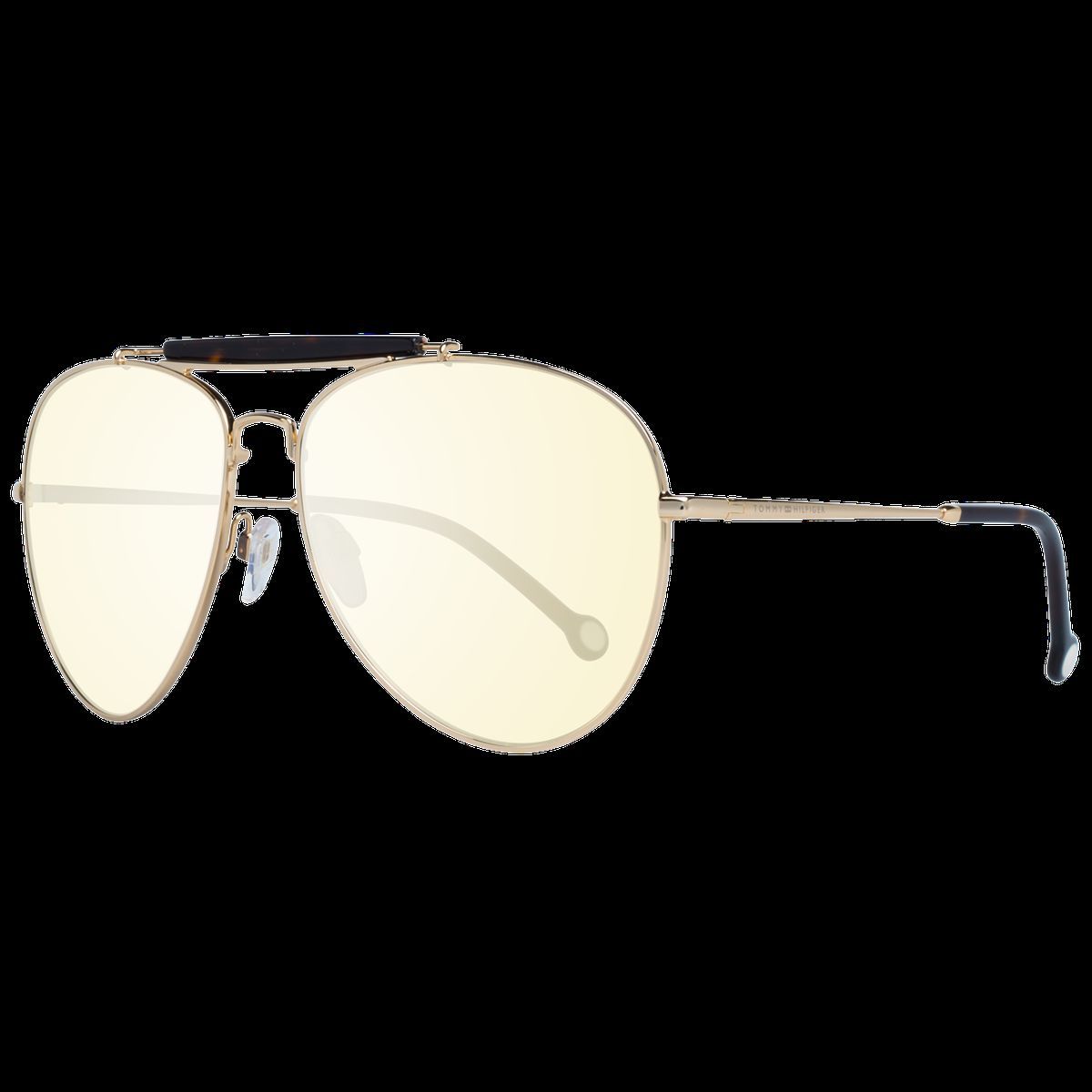 Aviator Sonnenbrille mit goldenem Metallrahmen
