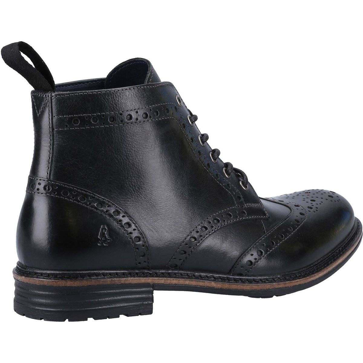 Klassische Leder Brogue-Stiefel