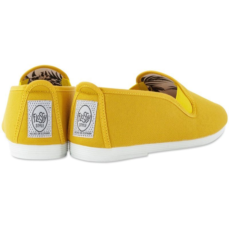 Canvas Slip-On Flats im Espadrille-Stil