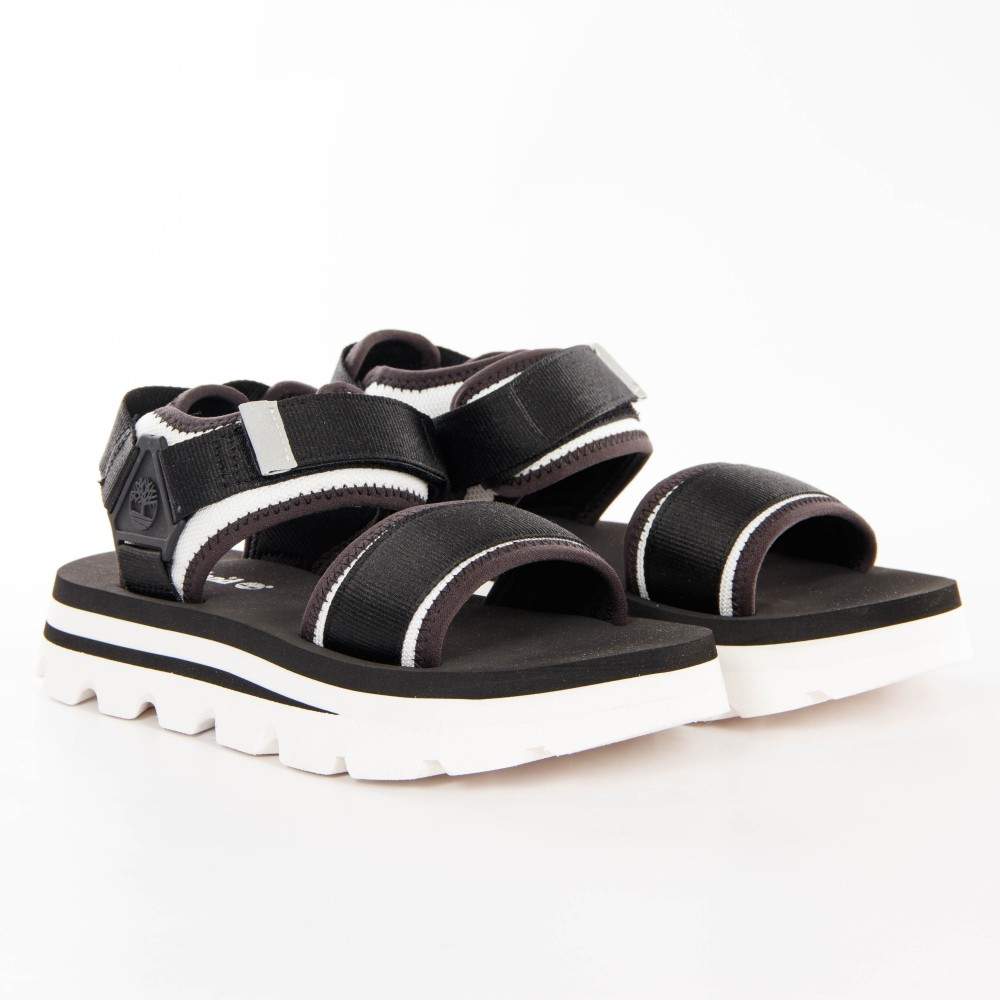 Sportliche Riemchensandalen mit Plateausohle