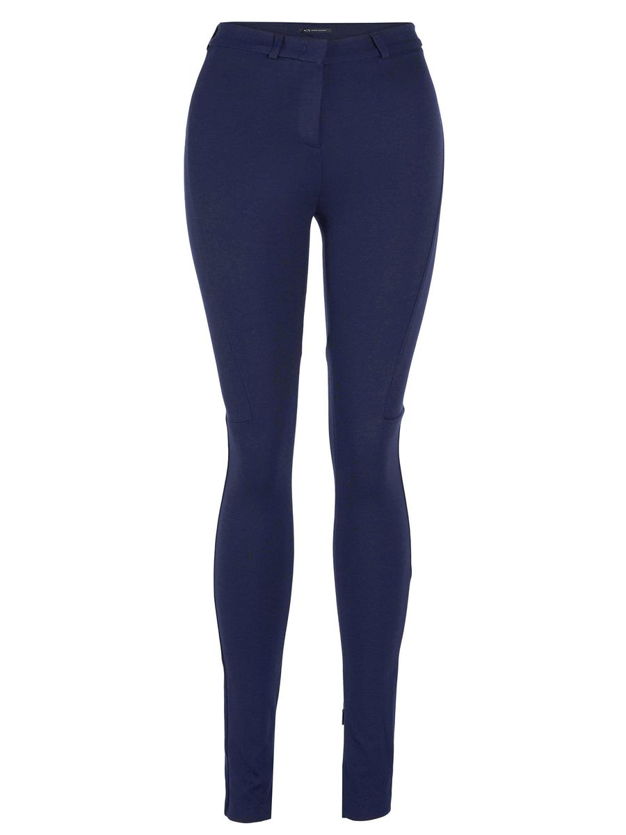 Schmal geschnittene Stretch-Strickhose
