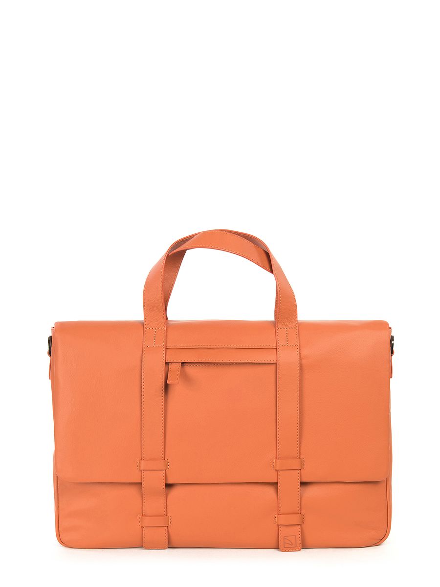 Unisex Leder Aktentasche mit Griffen