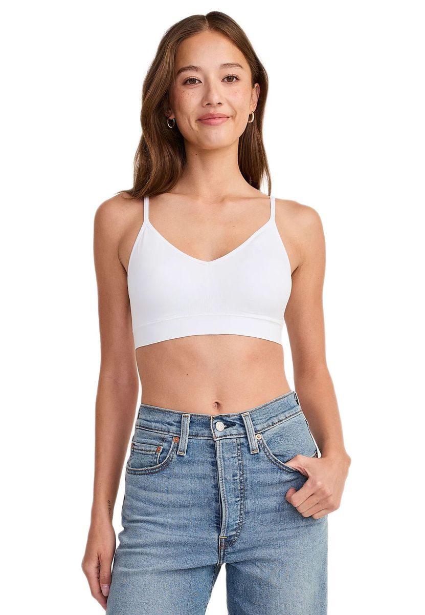 Nahtloses, minimalistisches Bustier-Bralette