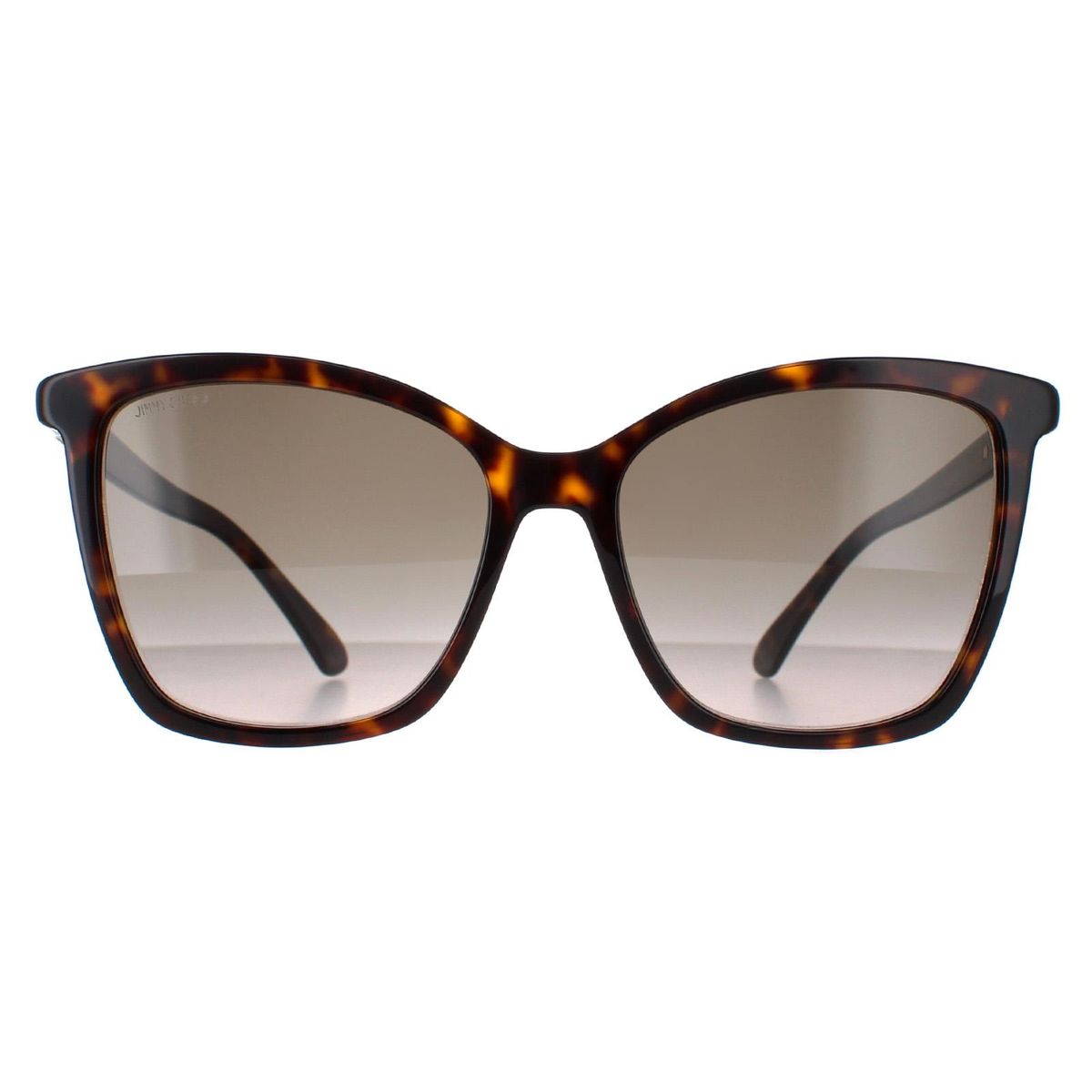 Quadratische Havanna Braun Farbverlauf Sonnenbrille