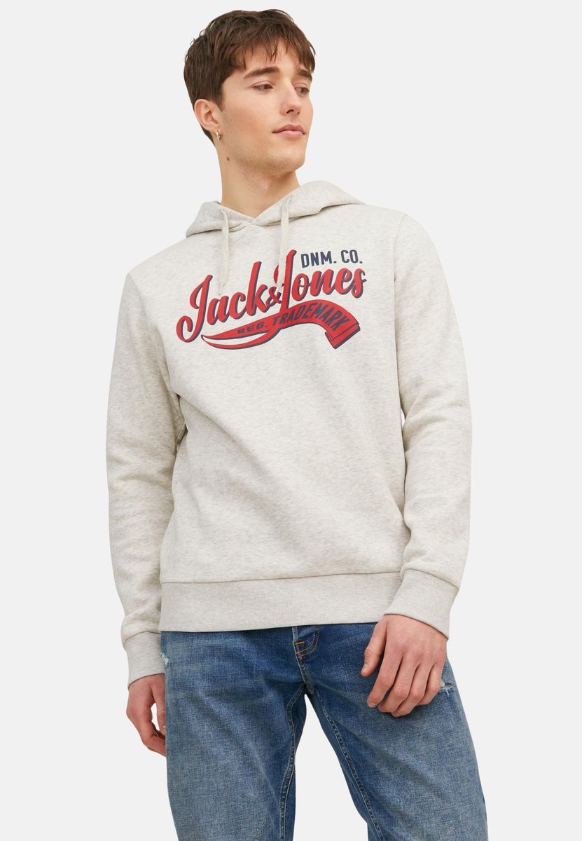 Lässiger Logo-Grafik-Kapuzenpullover