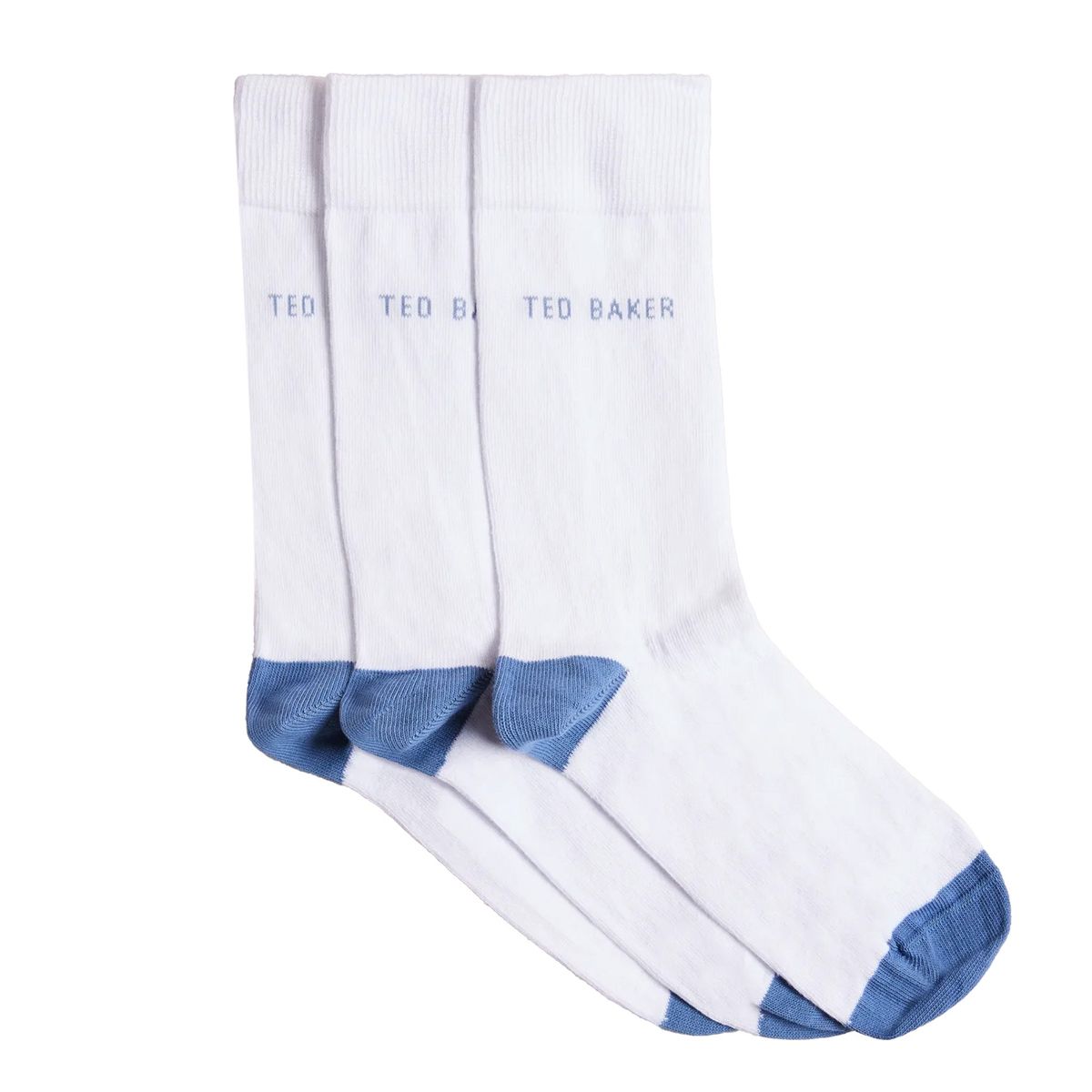 Klassische weiße Socken Dreierpack