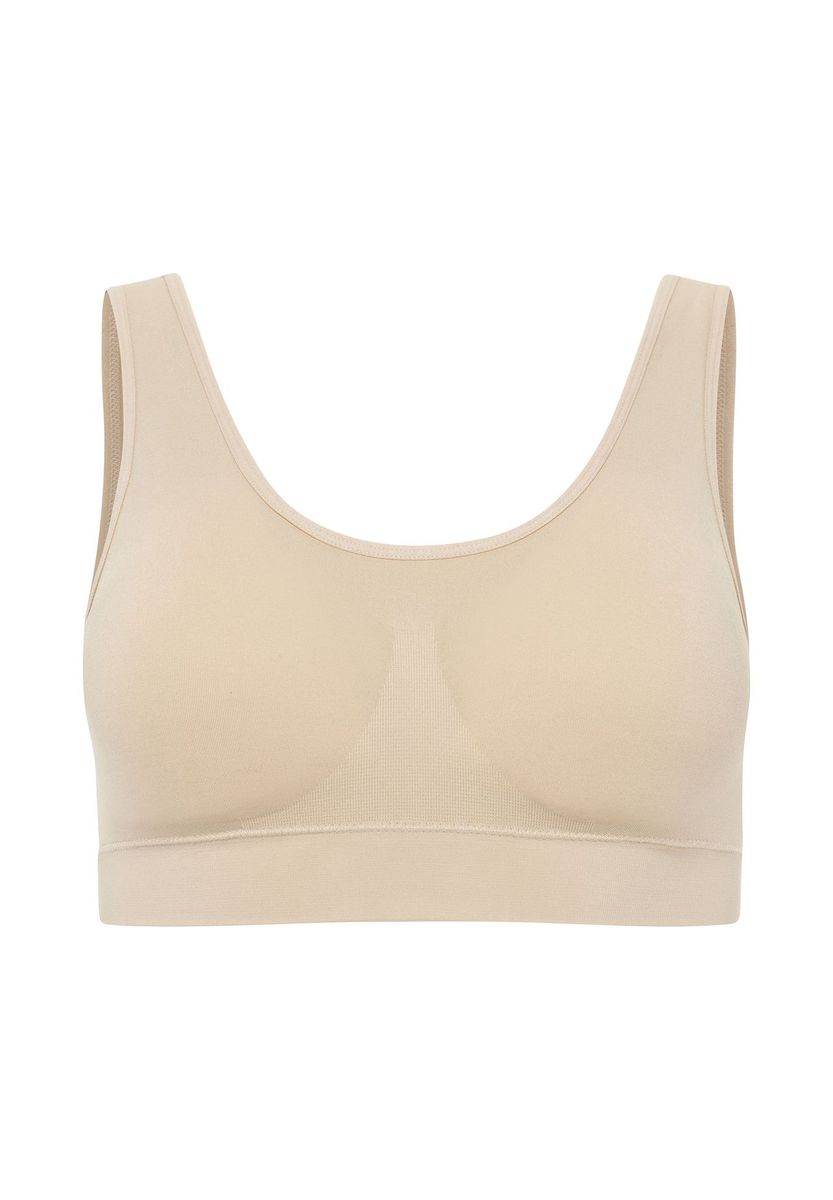 Nahtloses Komfort-Bralette mit breiten Trägern