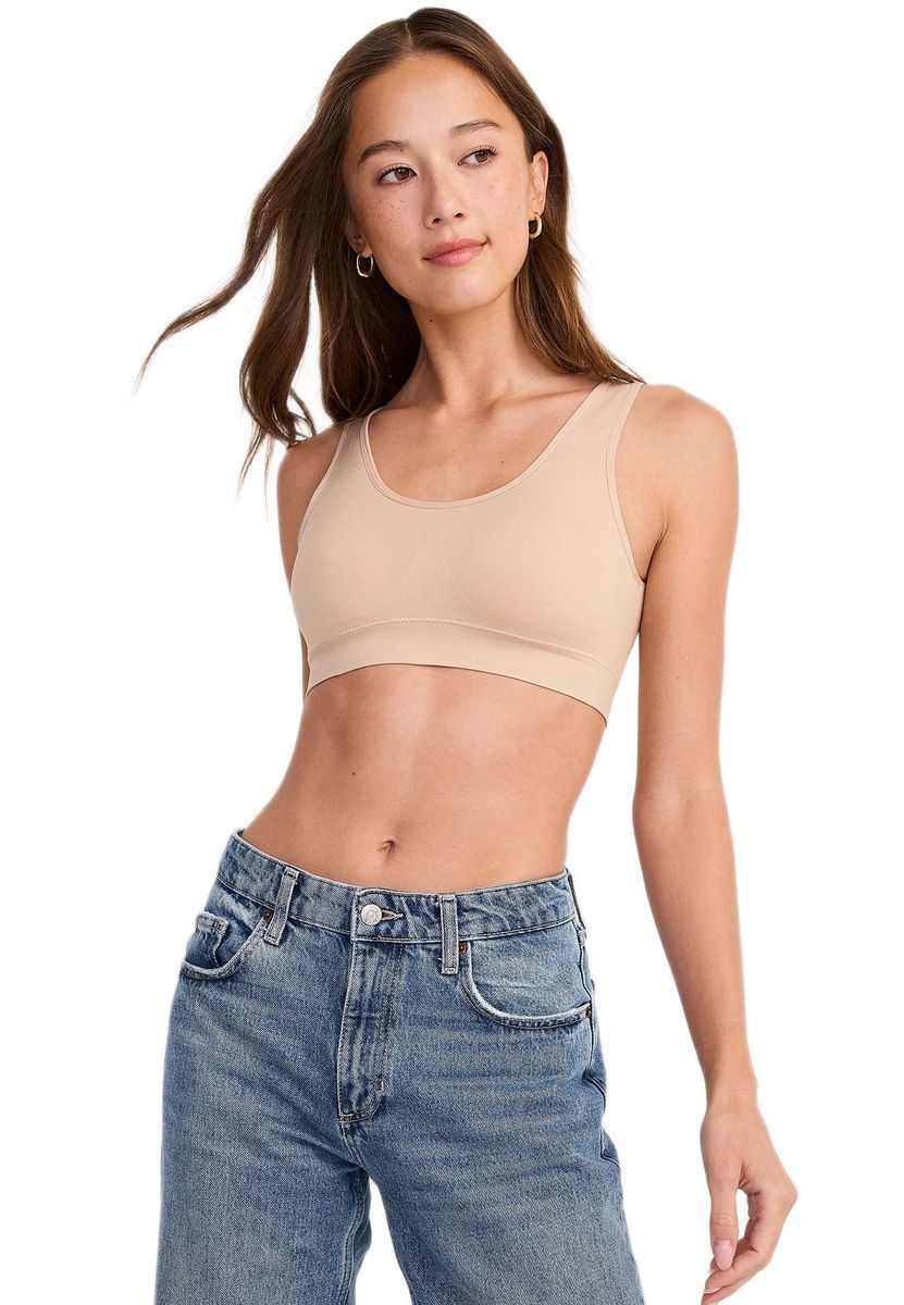 Nahtloses Komfort-Bralette mit breiten Trägern