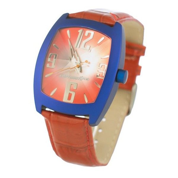 Unisex-Analog-Uhr mit Lederarmband