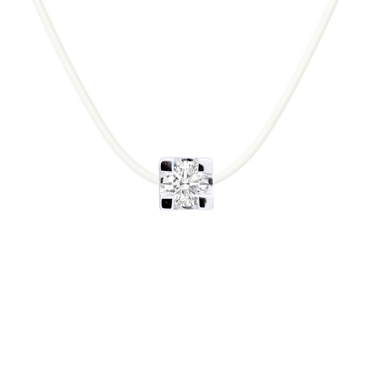 Zarte Diamant-Anhänger-Halskette