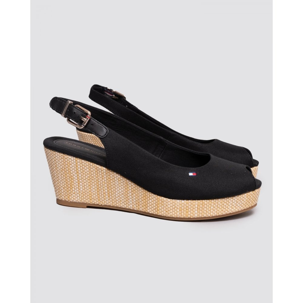 Keilabsatz-Slingbacks mit Peeptoe