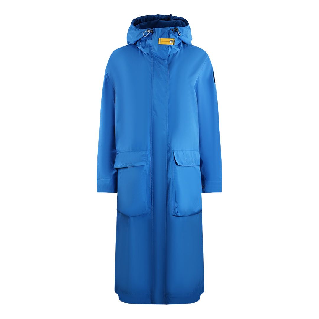 Langer Parka Mantel mit Kapuze