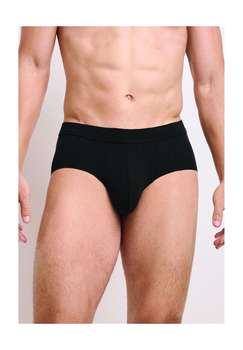 Herren Hypersoft Slips 3er-Pack Schwarz