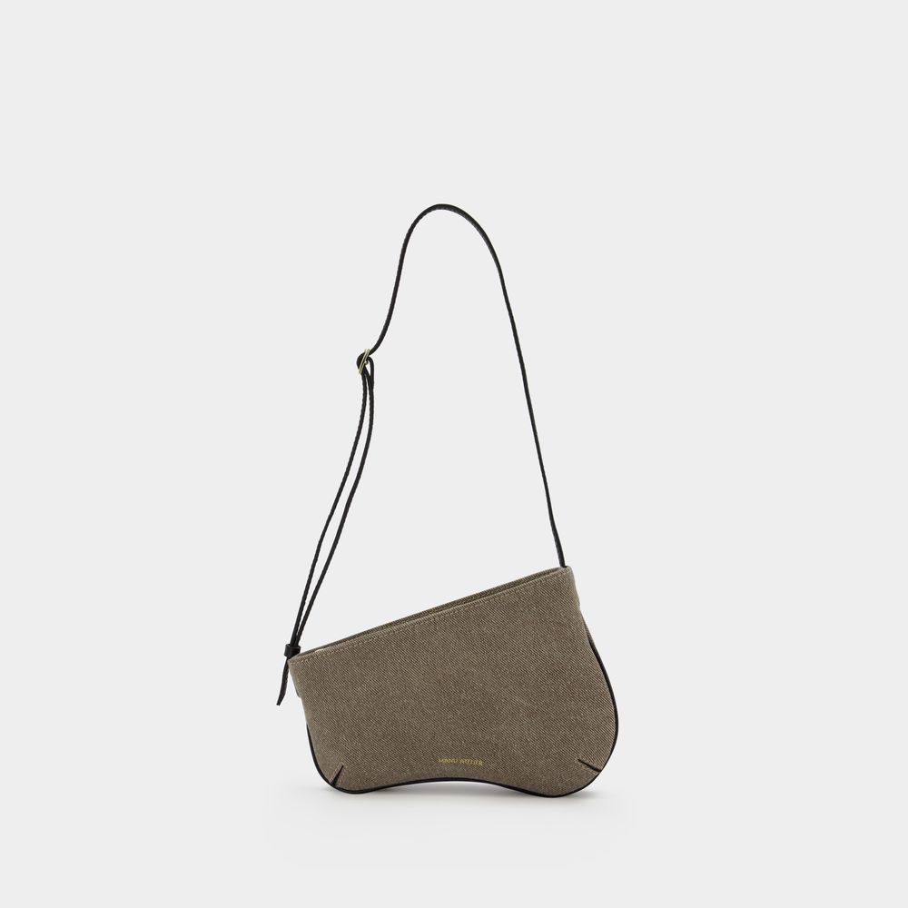 Mini Curve Hobo Bag Denim
