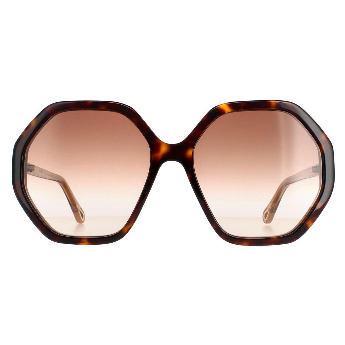 Übergroße achteckige Sonnenbrille mit Farbverlaufsglas